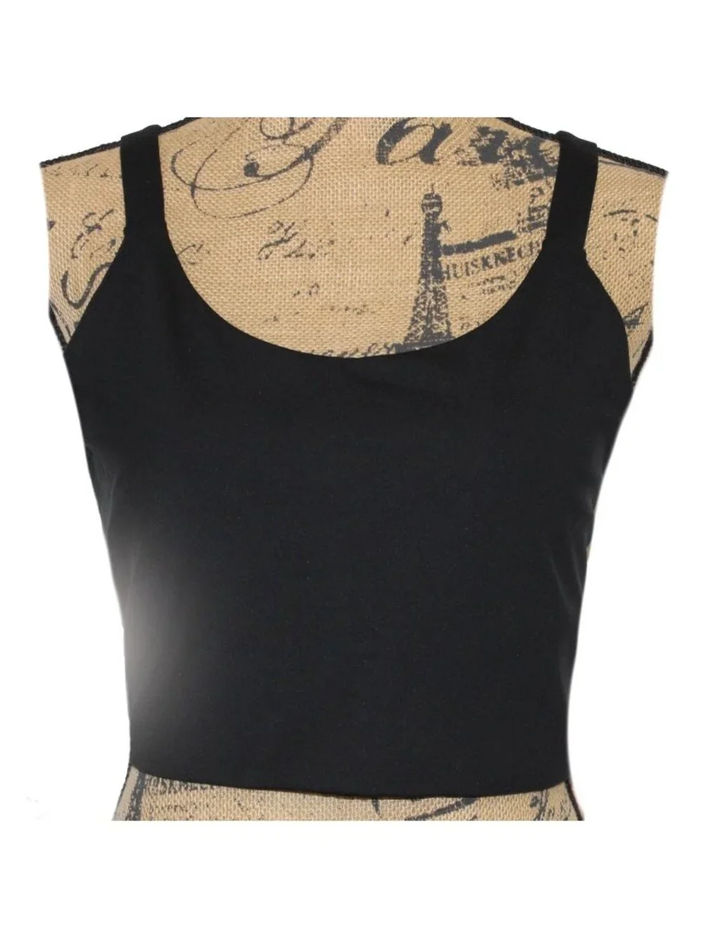 Girlfriend Collective Lou V-Back Sports Bra Black 4XL #1015
